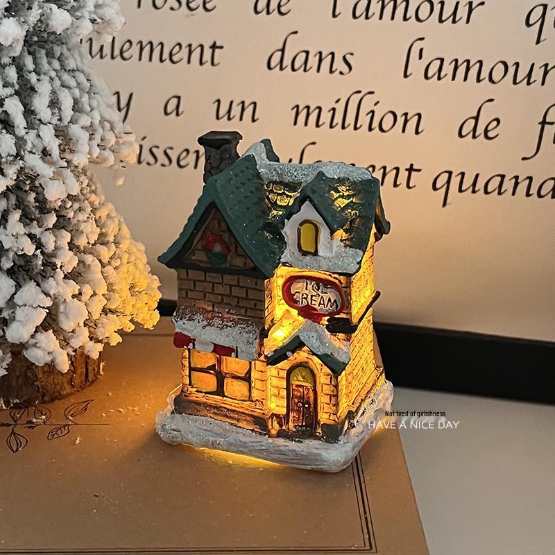 Luminous Snow House Night Light - Christmas Gift & Home Decoration.