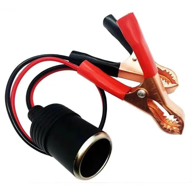 

40*32*mm 2 Pieces Car 50AMP Battery Inverter Wire Power Transfer Cable Alligator Clip 0. 25 Inches/6.3mm Ring Terminal Hole Size