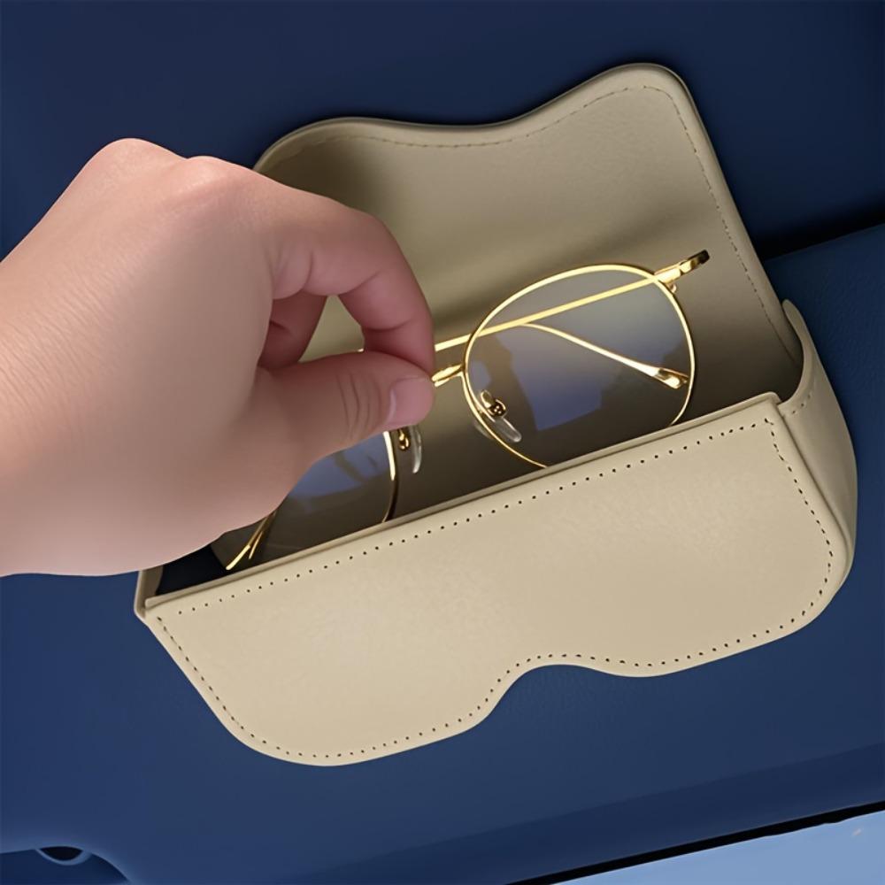 Anti-Scratch Car Eyeglasses Case Scratch Resistant Eyeglasses Holder Driving Accessory