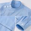 Yodilala Women's Medical Nurse Uniform, Antibacterial, Odor-Resistant, Breathable, Medical Scrub Set with Pockets, Blue, Short Sleeve Suit (Includes P