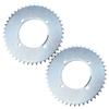 Pair of T8F 44T 2.1in Rear Chain Sprocket for 43cc 49cc Mini Pocket Dirt Bike Gas Scooter ATV