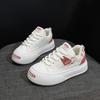 Women's Breathable Board Shoes Spring Thick Soft Sole Lightweight Sneakers Female Casual Platform Lace Up Flats  Mujer