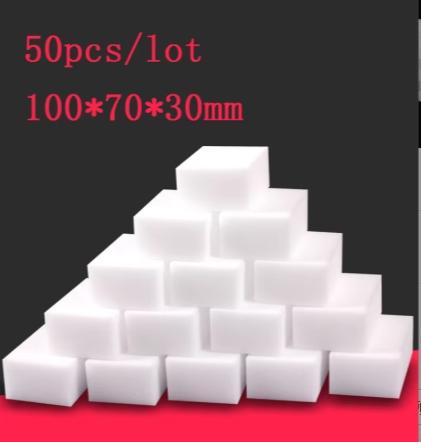

100pcs/lot Melamine Sponge Magic Sponge Cleaner Eraser Melamine Sponge Cleaning for Kitchen Bathroom Supplies Cleaning Tool