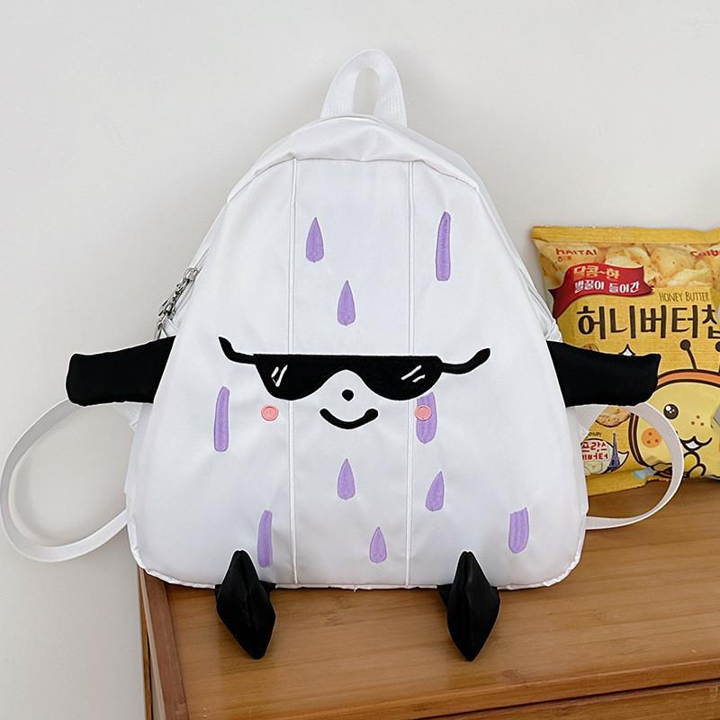 Cute And Stylish Garlic Head Backpack For Kids Spacious And Breathable Nylon Design