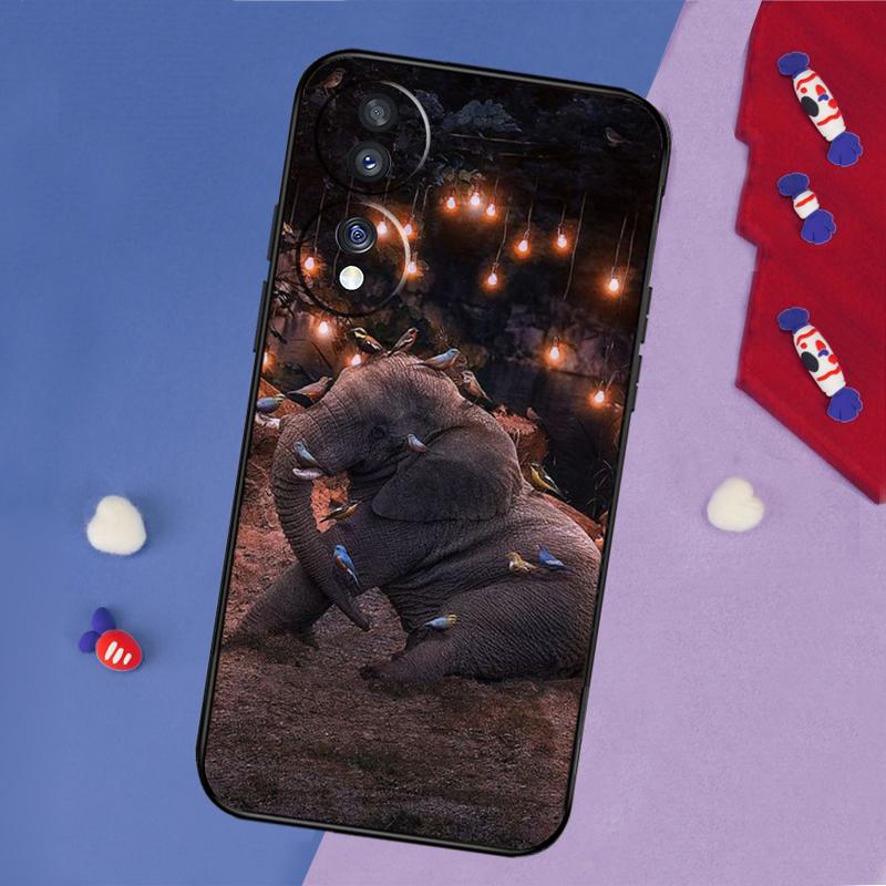 Indian Animal Elephant Case For Honor Magic 7 5 6 Lite Honor X9b X9a X8b X8a X8 X9 X9c 50 70 90 Lite 200 Pro Cover