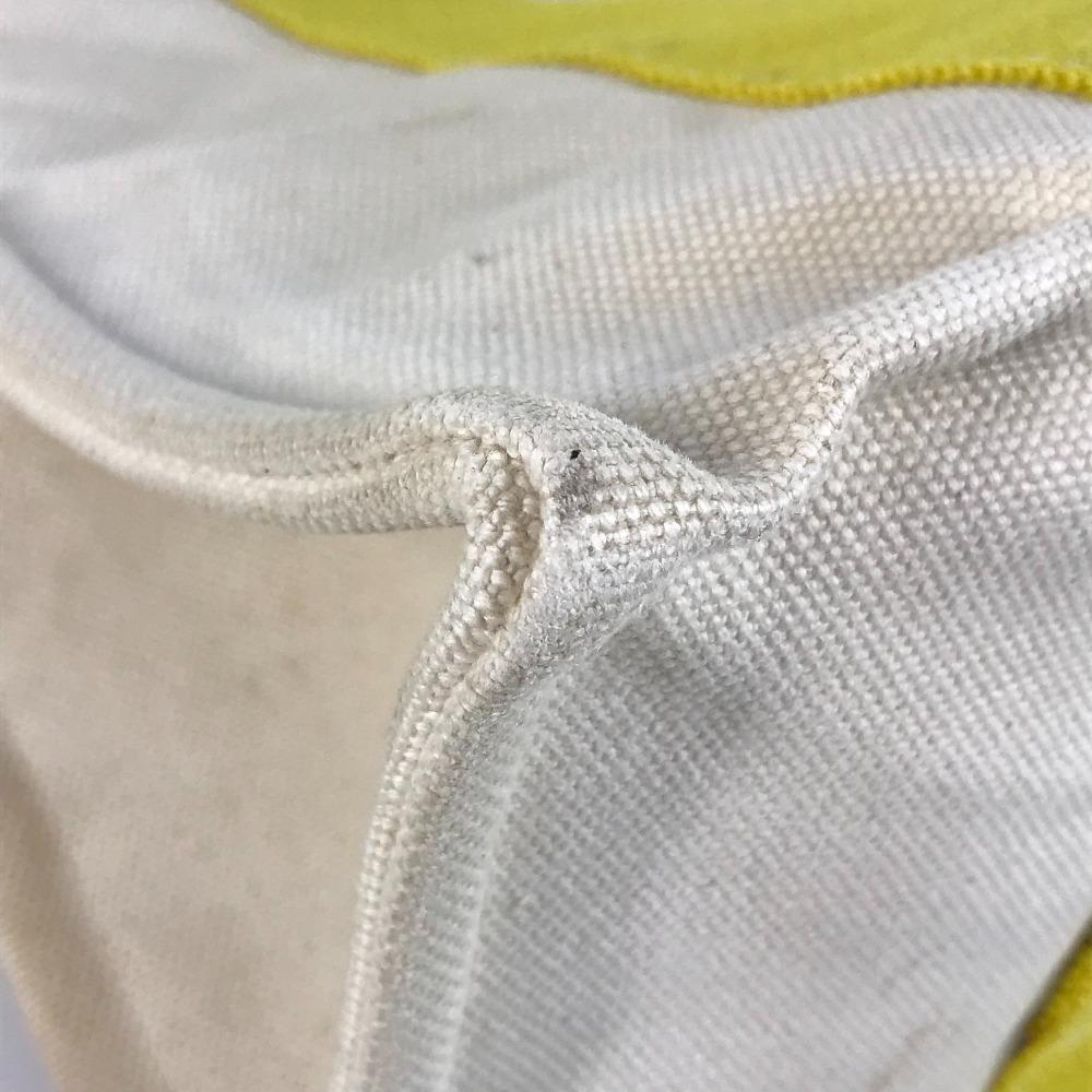 HERMES Bora Bora PM Hand Bag Tote Bag Canvas yellow