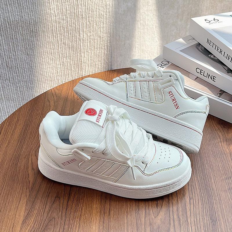 Guochao couple versatile platform bread shoes men's and women's 2 spring new student sports and leisure shoes