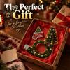 Christmas Wall Projector Tree Projection Light, USB Plug-and-Play LED with 6 Festive Portable Holiday Light Scenes, Flexible Gooseneck