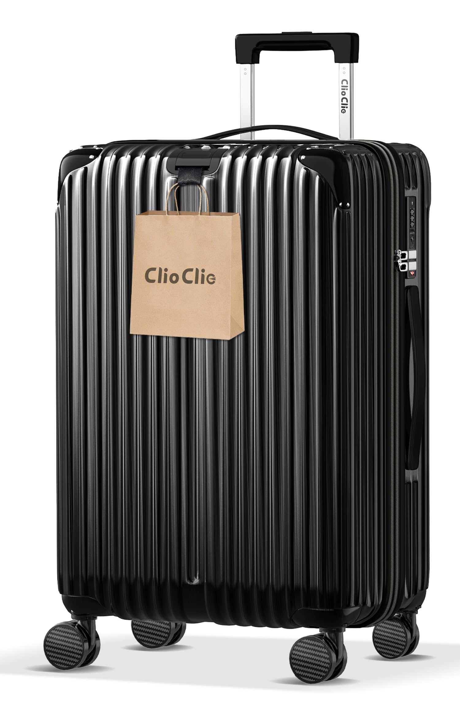 

Carry Carry Розширюваний Ультра Подвійні Коліщата Градус Обертання TSA Відрядження S [ClioClio] Валіза, Кейс, Сумка, Функція, Легкий, Тихий, [360 & чорний