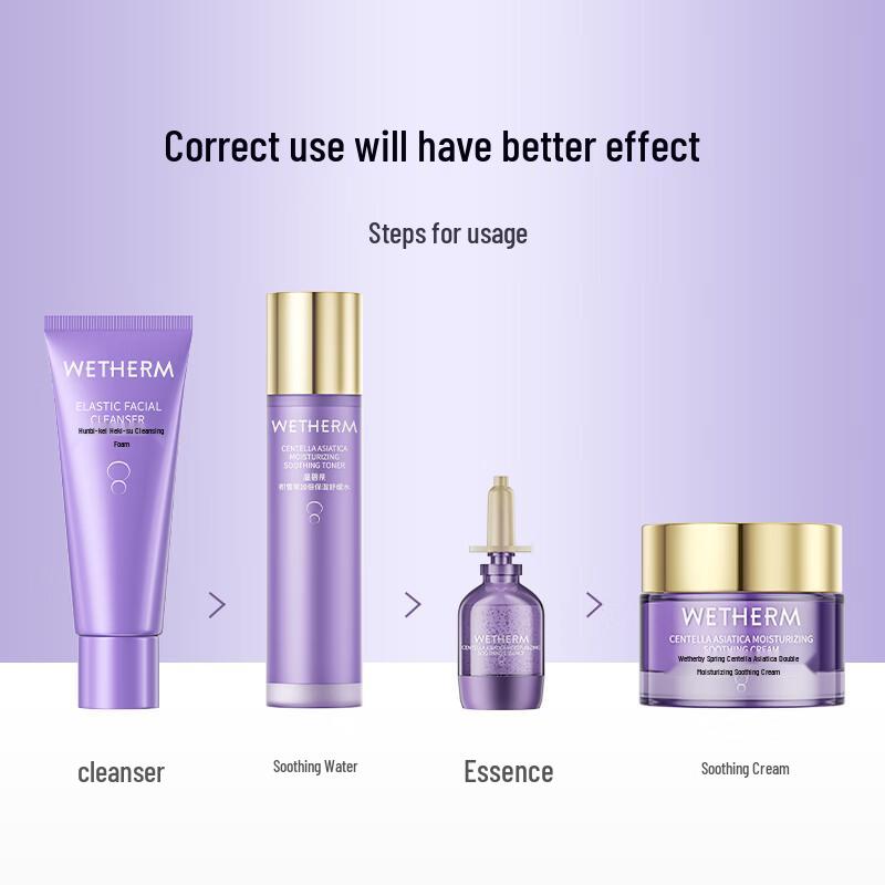 Wen Biquan Centella Asiatica Double Moisturizing Soothing Cream