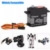 Metal Gear Waterproof Digital Servo Waterproof Aluminum Alloy Case High Torque Speed for RC Car Truck Crawler Boat DIY 40KG
