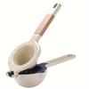 Double Layer Lemon Squeezer Manual Juicer Wooden Hand Press Large Fruit Juice Extractor for Home Use