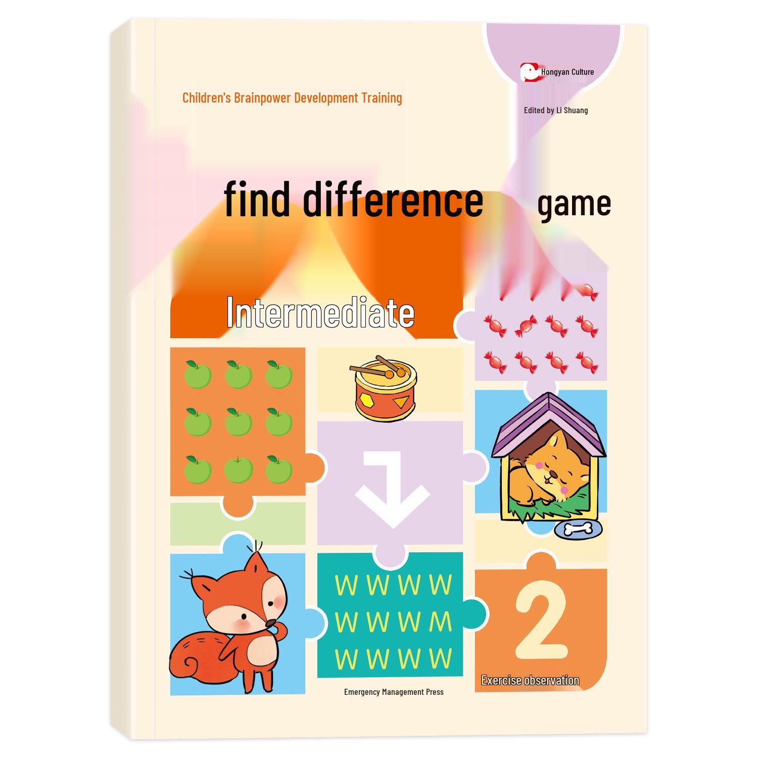 Spot the Difference: Logical Thinking and Concentration Game Book for Kids Ages 3-6