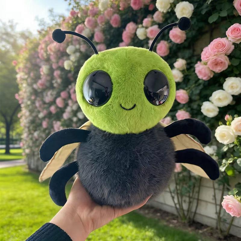 Süßes Fliegen-Stofftier Schlüsselanhänger Weiches Flauschiges Insekten-Stofftier Mit Großen Augen Für Rucksackanhänger Und Geschenk. 30cm