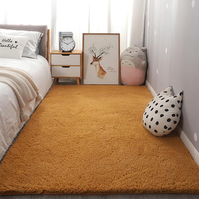 Modern Living Room Carpet Nursery With Fluffy Soft Carpets Teen Room Decor House Entrance Bathroom Bedroom Anti -Slip Doormats