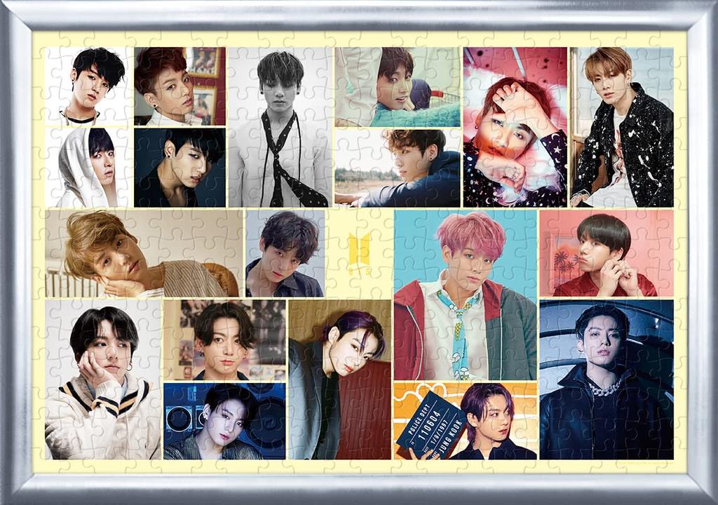 Epoch Jigsaw Puzzle BTS Photo Collection Jung Kook with and Spatula 300-Piece (26x38cm) 28-717 Self-Adhesive