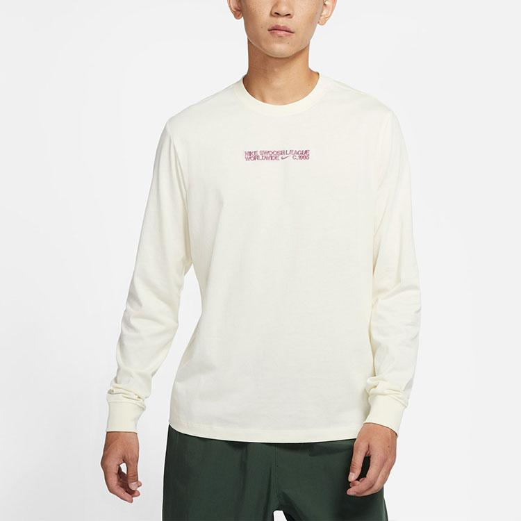 Nike NSW Essential+ Core Long Sleeve T-Shirt Men Tops Coconut-Milk DM6367-113