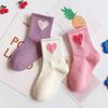 5 Paare/Set Kinder Mädchen Socken Frühling Herbst Kinder Socken für Mädchen Mode Liebe Süß Prinzessin Kind Studenten Socke 2-13 Jahre