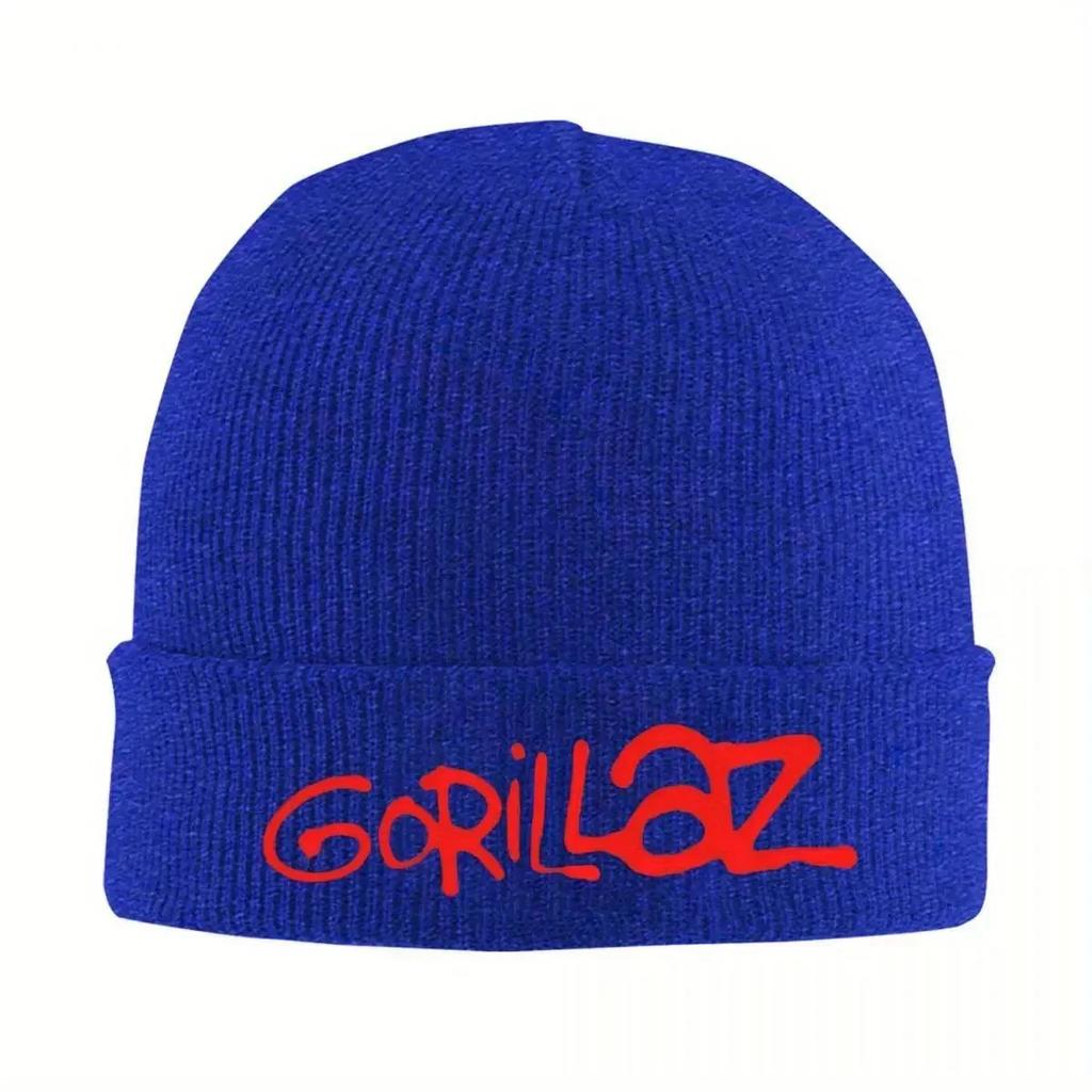 Gorillaz Knitted Caps Womens Unisexs Beanie Winter Hat Hip Hop Melon Cap