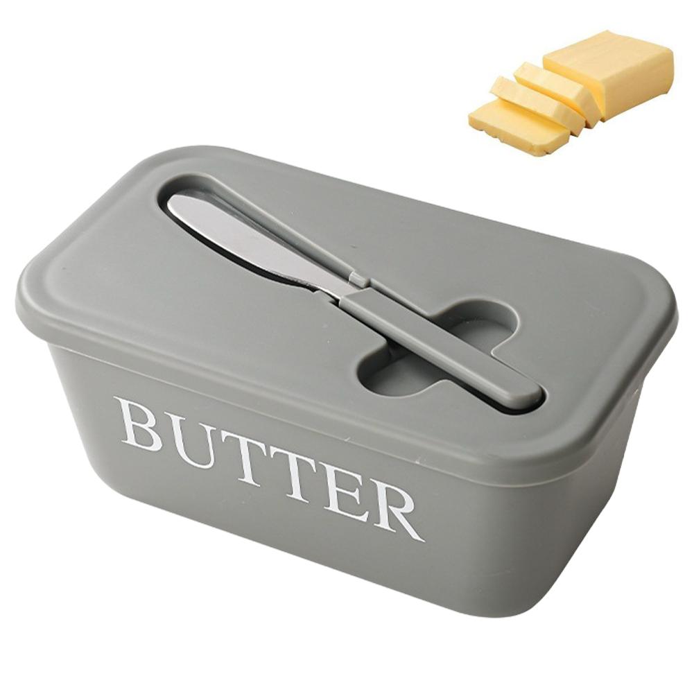 Plastic Butter Dish With Lid, Cheese Butter Storage Box, Cheese Box, Multi-purpose Preservation Box