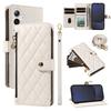 For Samsung Galaxy S24 FE Wallet Case with Straps,Rhombus Leather Stand Phone Cover