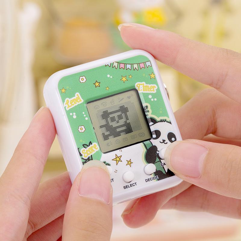 Popular Virtual Pet Cube Handheld Keychain Toy for Kids