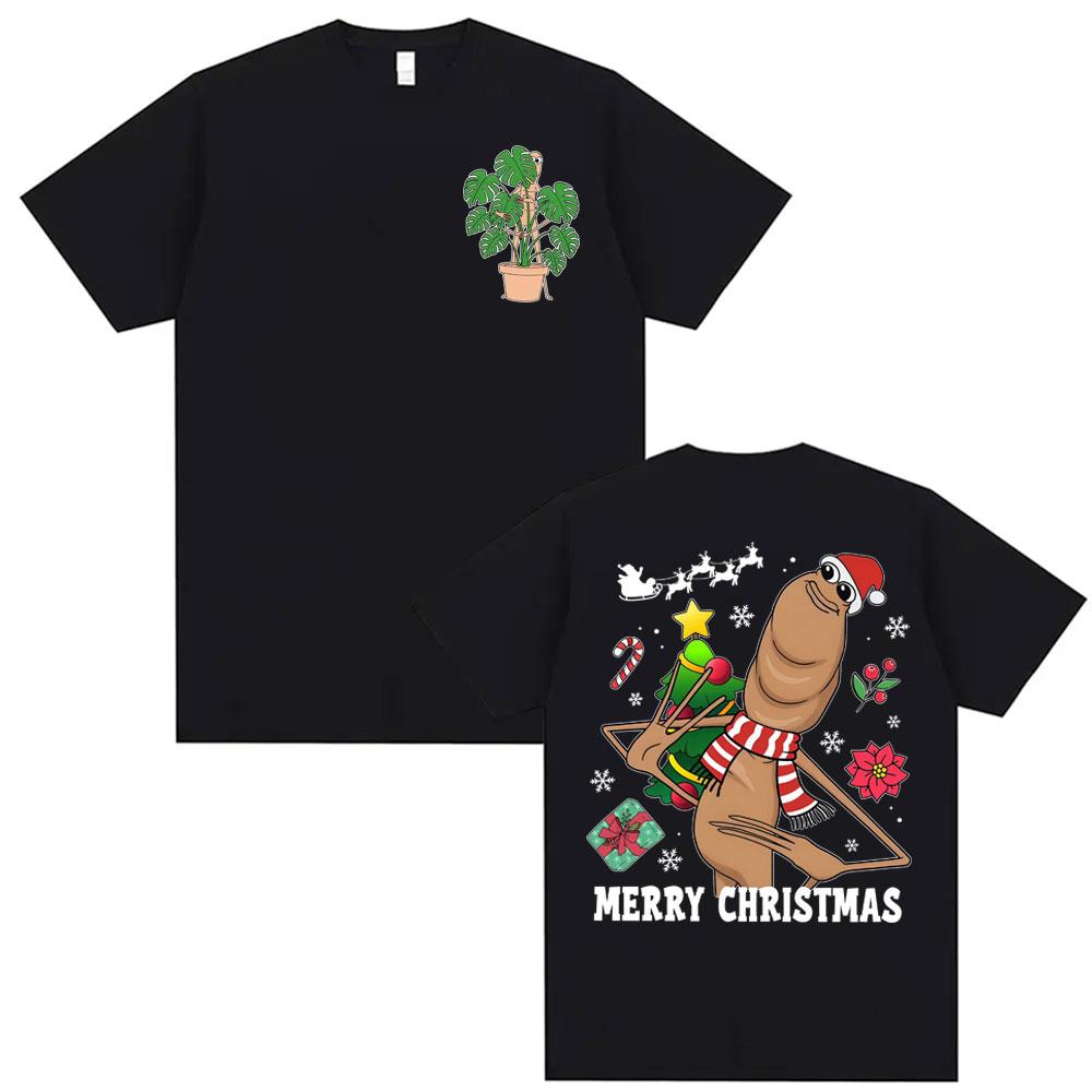 

Merry Christmas Marcus The Worm Fun Tshirt 2026 Summer New Hotseling Men Women Harajuku Retro 90s Cotton Comfortable Tshirt 4XL