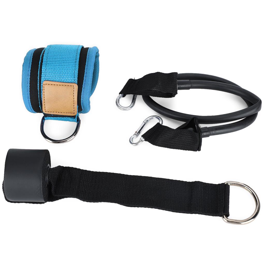 Fitness Elastic Bands for Physical Education Classes Legs Training with Ankle Ring BuckleBlue