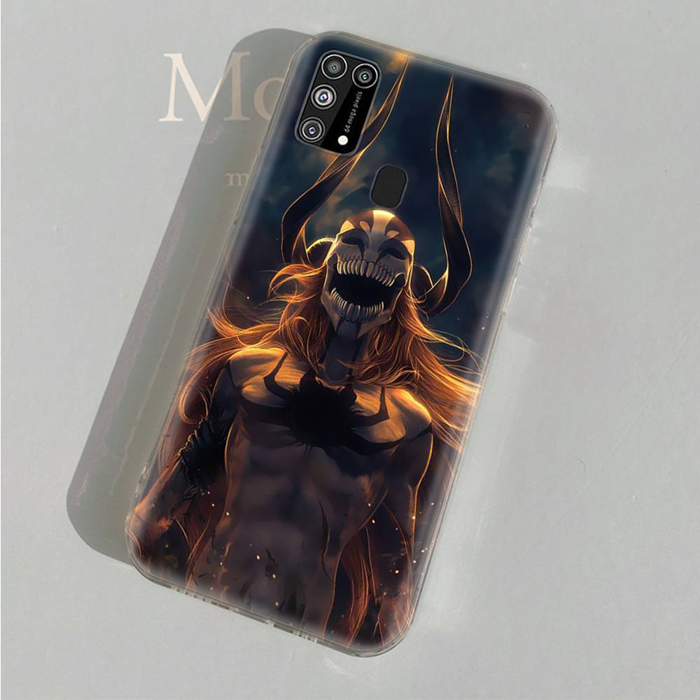 AD90 Anime Bleach Clear Case for Samsung A04 A14 A23 A34 A54 M23 M33 M52 M53 Realme 10 9 C30S C35 C55 VIVO Y02 Y21 Y33S Y51 X80 V25 Cover