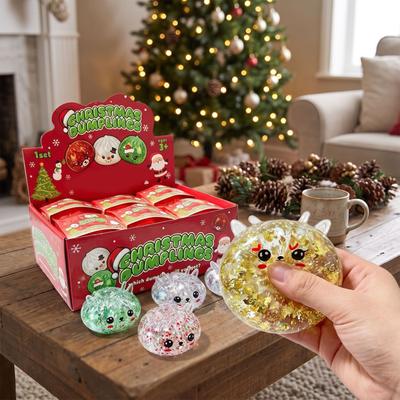 Christmas Steamed Bun Toy Sensory for Stress Random Color