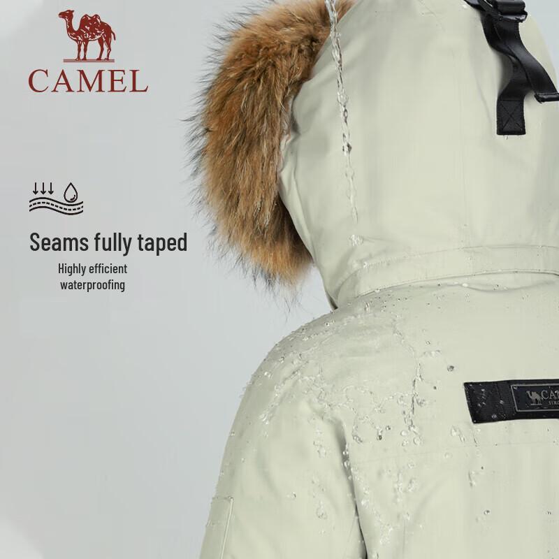 Camel Men's Winter Goose Down Parka Jacket