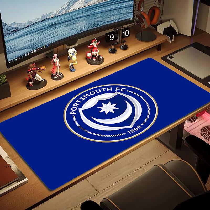Portsmouth Mouse Pad, Large Gaming Desk Mat, Non-slip XXL Mousepad for Laptop & Tablet, Mini PC Playmat with Stitched Edges