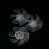 Transparent Mini Fan Blade 6 Blades Plastic Wind Wheel 2/4/10Pcs Replacement Accessories for Handheld Small Fan DIY