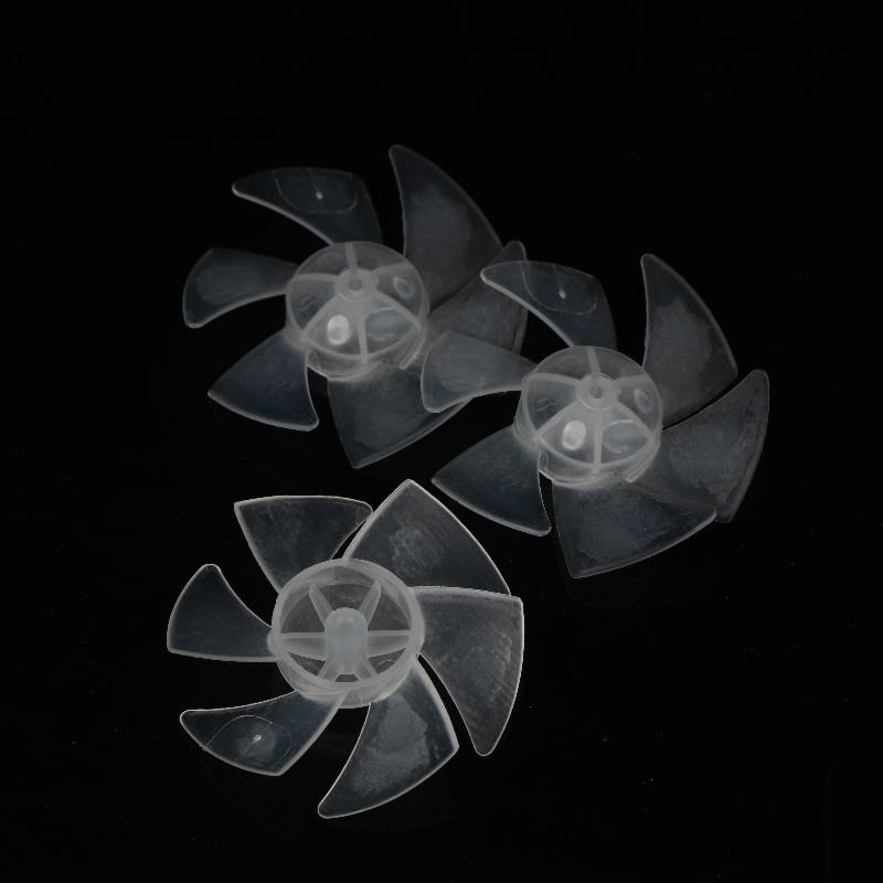 Transparent Mini Fan Blade 6 Blades Plastic Wind Wheel 2/4/10Pcs Replacement Accessories for Handheld Small Fan DIY