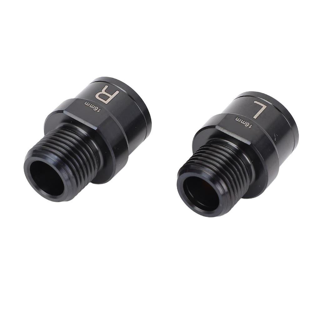 2PCS Bike Pedal Extender 16mm Ti Alloy Bike Pedal Lengthening Extension Shaft for Mountain Bikes