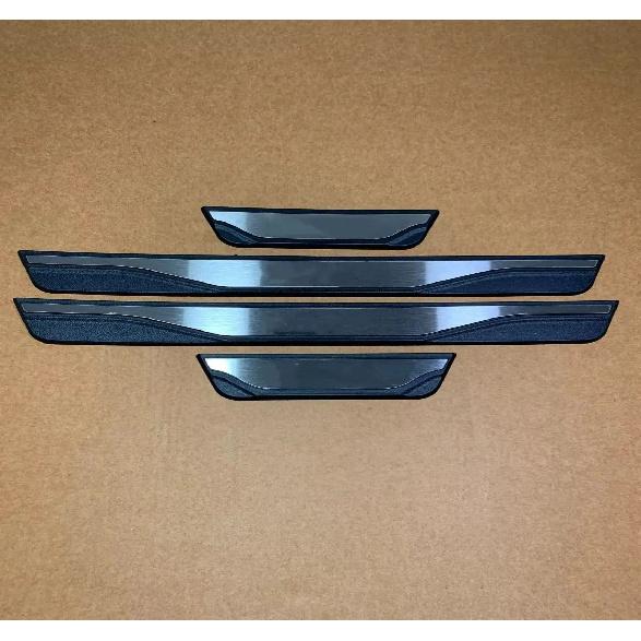 For Volkswagen VW Polo 2011 -      2024 Door Sill Cover Kick Scuff Plate Guard Pedal Car Styling Accessories