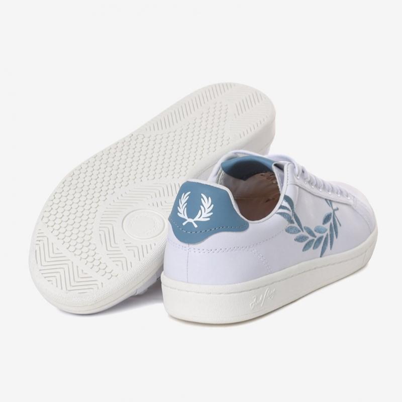 Fred Perry B721 Leather White Sneakers