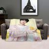 Tian Xu-Ning Chinese Stars Throw Kid-Friendly Flannel Throw Blanket Soft Warm Anti-Static Washable All Season