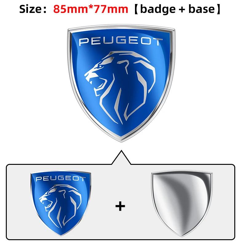 Car Sticker 3D Metal Badge Trunk Body Window Side Decoration for Peugeot 408 4008 308 3008 Rifter 5008 508 2008 208 301 RCZ 407 HGH3