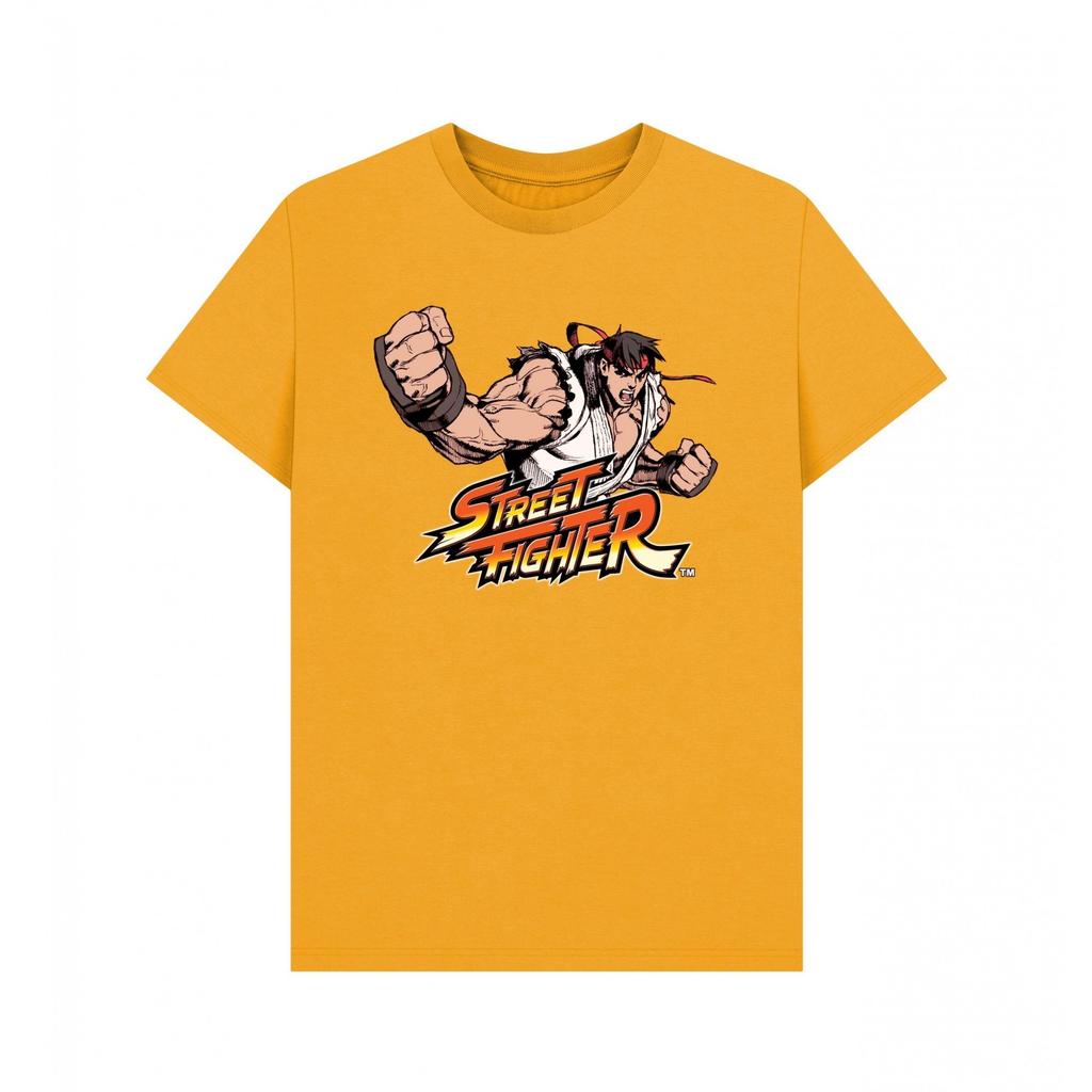 Street Fighter Unisex Adult Classic Ryu Graphic T-Shirt