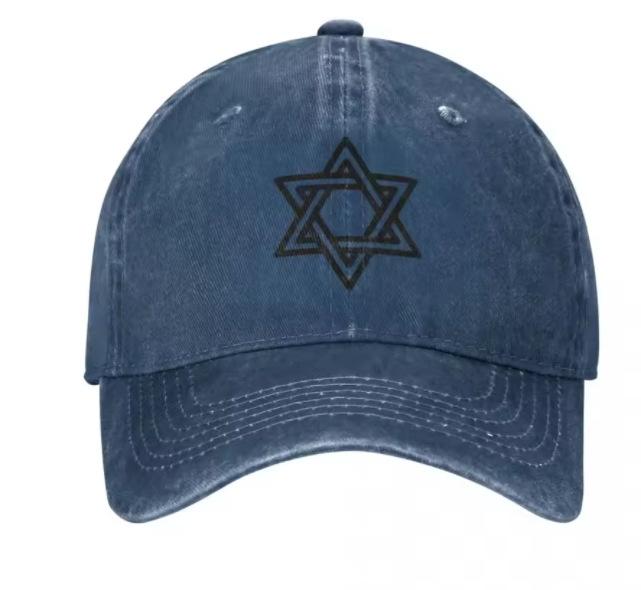 New printed baseball cap made old washed soft top cap outdoor leisure cap