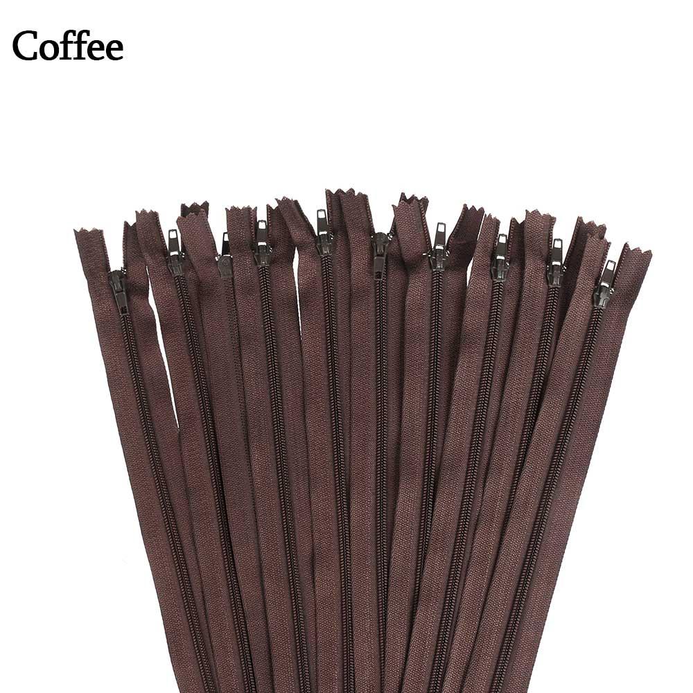 10Pcs/lot DIY Accessories Garment Clothing Handcraft Nylon Zippers Sewing Tailor