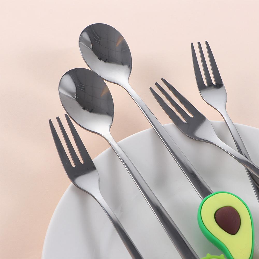 Cute Dinnerware Cake Dessert Coffeeware Ice Cream Teaspoon Coffee Spoon Stirring Spoon Fruit Fork