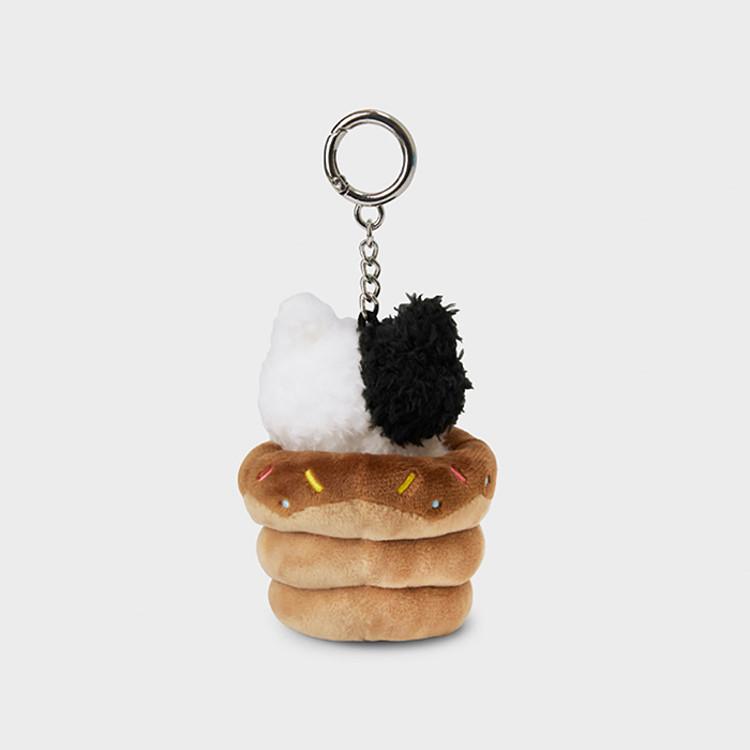 Line Friends Mini Mini Jenny Jenny Bakery Chocolate Conch Bread Doll Keyring — фото 3