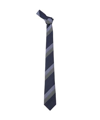 [Nano Universe] Kyoto Washable Stripe Tie, Men's Size F 120, Navy, 668-5142206