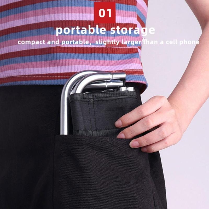 Camping Stool, Mini Folding Stool with Carry Bag, Aluminum-Alloy Bracket Lightweight Collapsible Fishing Stool Outdoor