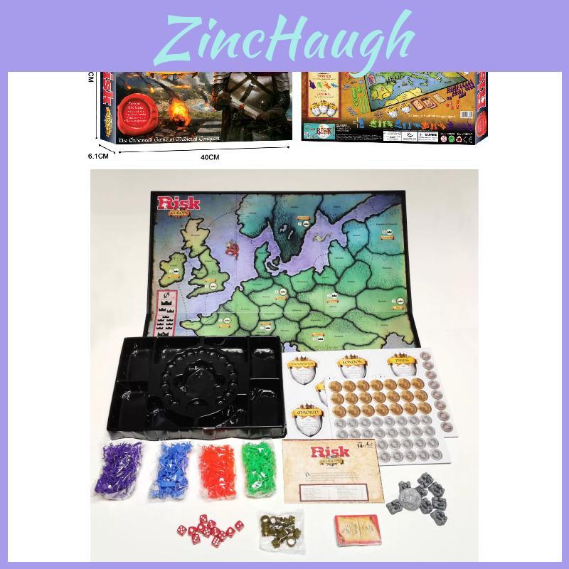 Risk Europe Card Game With Colorful Packaging For Social Gatherings And Casual Play
