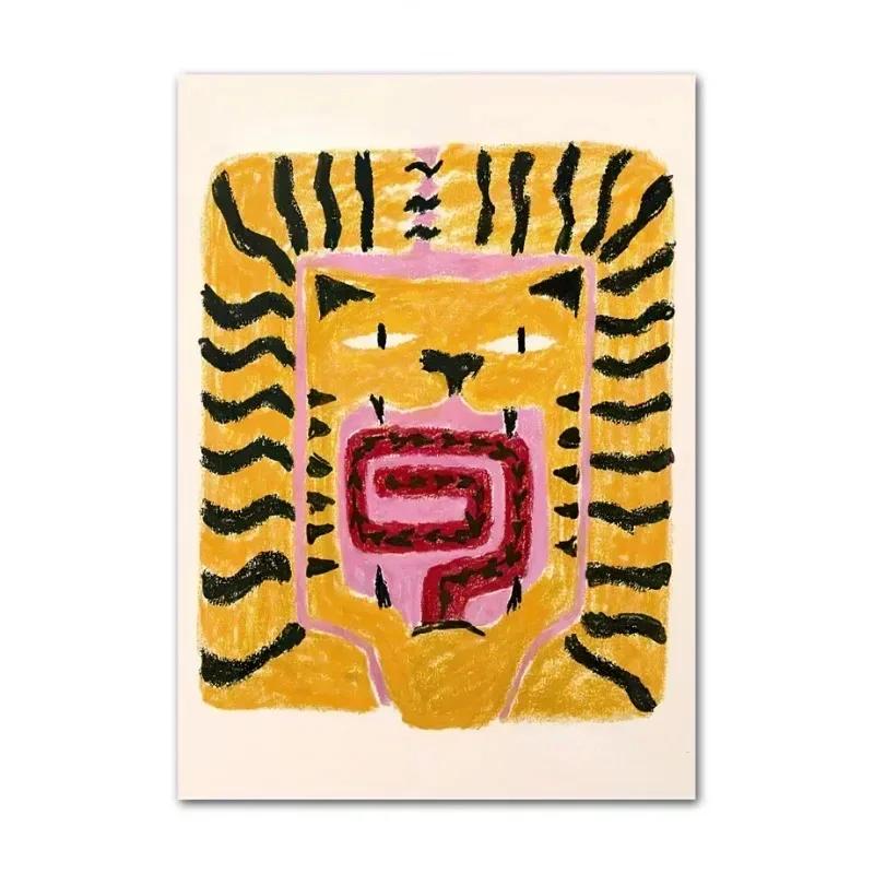 Fashion Leopard Animal Living Room Carpet Retro Art Bedroom Bedside Kitchen Mat Home Coffee Tables Large Area Rug Decoration