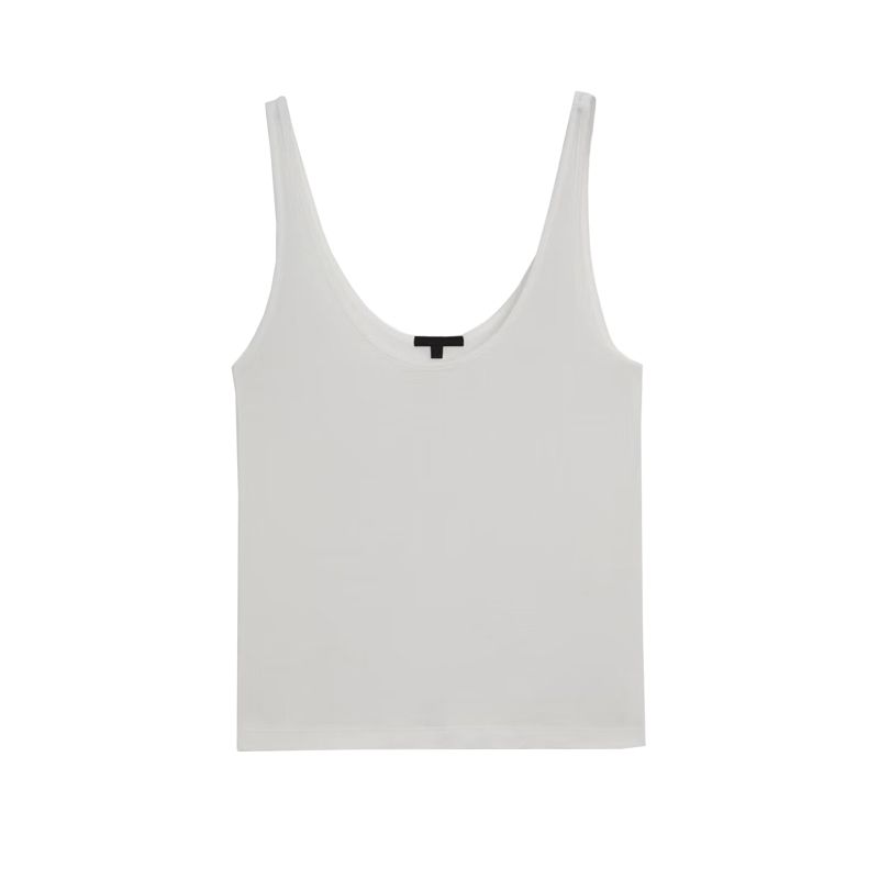 MD Spring New Women's Clothing Elegant Versatile Basic U-Collar Tank Top Sleeveless T-shirt Tops 6202755