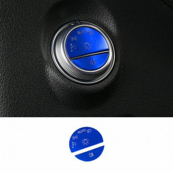 For Benz C-Class W206 -23 Blue Aluminum Function Control Button Button Trim